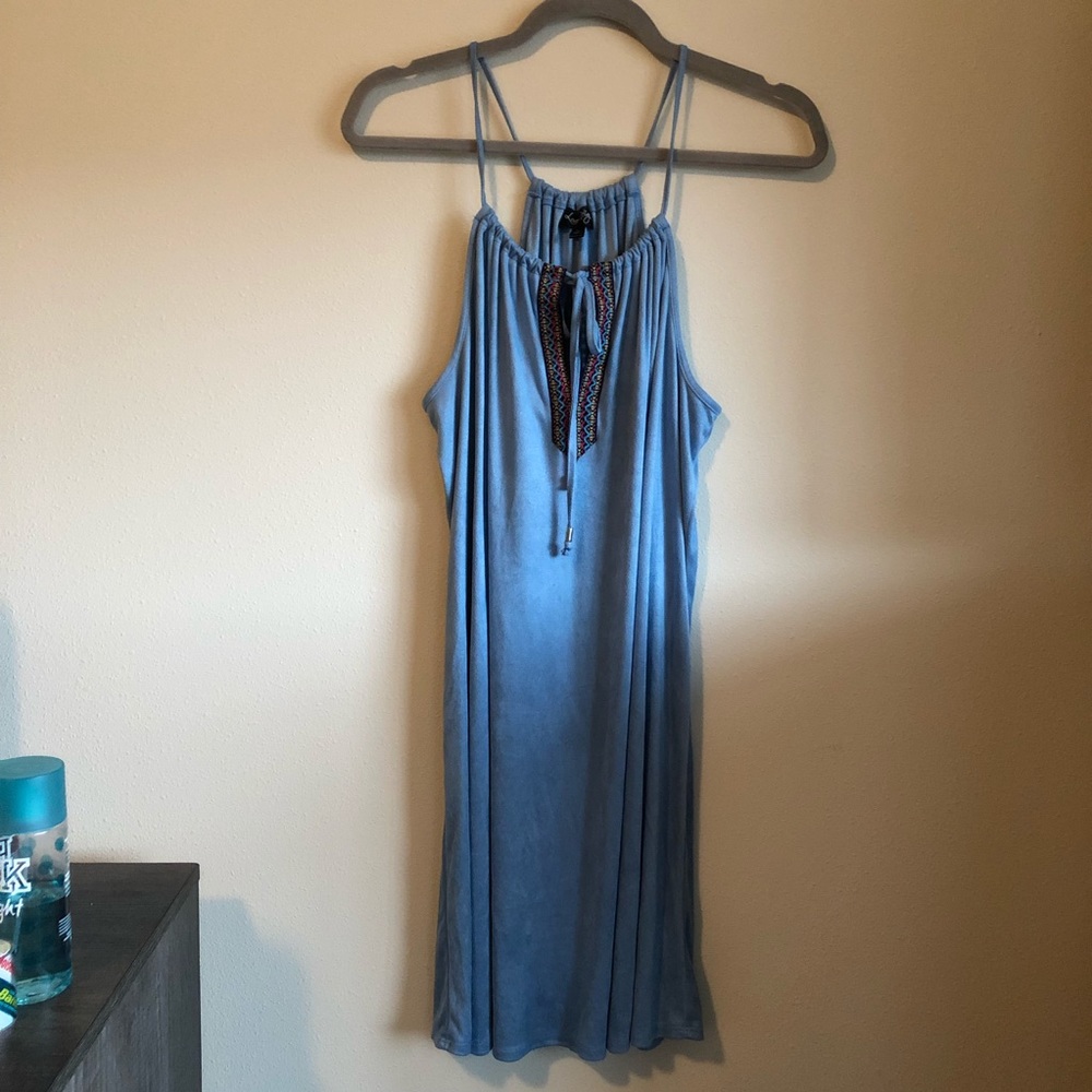 LR Blue tribal dress